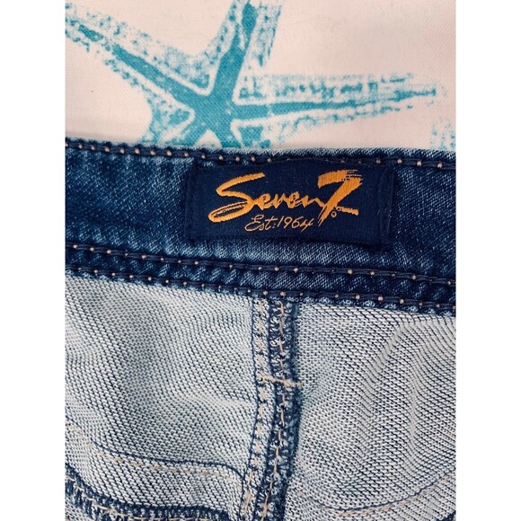 Seven Denim Jean Shorts Size 10 - Picture 2 of 12